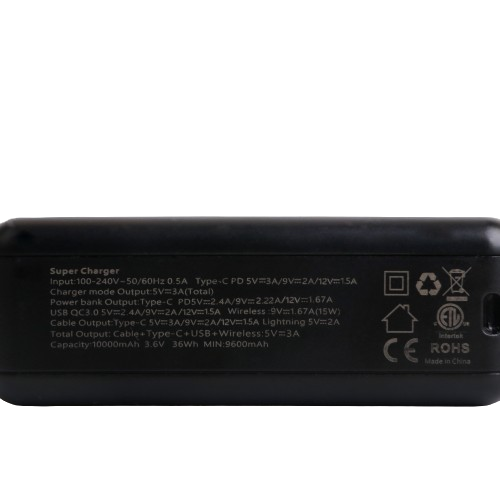 10000mAh Magnetic Wireless Travel Power Bank 