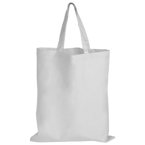 Short Handle Cotton Tote Bag - 140 Gsm 