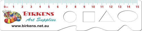 15cm Custom Shape Ruler