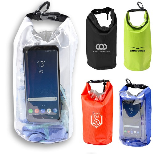 2.5 Litre Outdoor Dry Bag with Phone Window