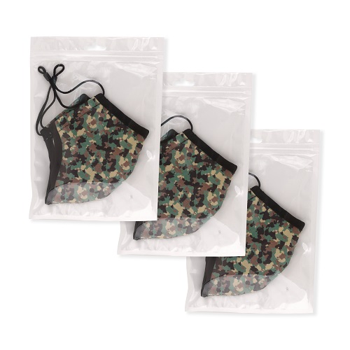 2 Ply Cotton Camouflage Reusable Face Mask 