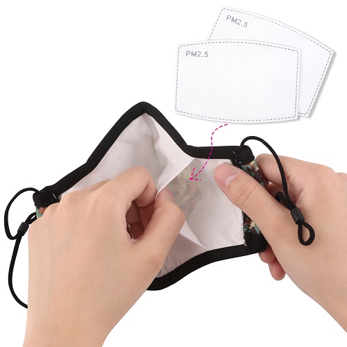 2 Ply Cotton Camouflage Reusable Face Mask 