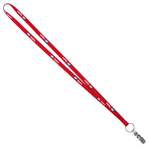 3/8” Screen Printed Environmentally Friendly Lanyard 