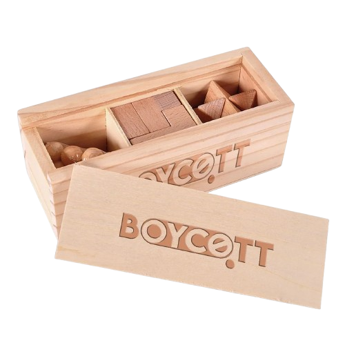 3 In 1 Wooden Puzzle Luban Lock 