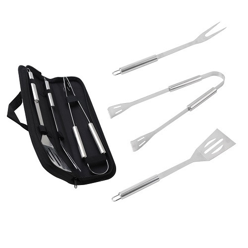 3 Pieces Arson BBQ Tools with Pouch 