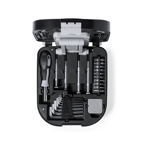 30 Piece Tool Set with Folding Lamp 