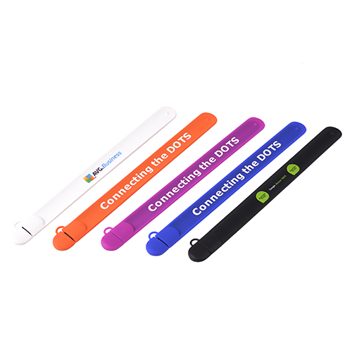 32GB Silicone Slap Band Flash Drive 