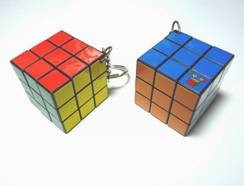 34mm Rubik's Cube Keyring 3x3
