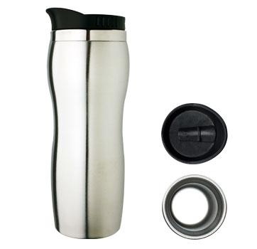 375ml Stainless Steel Silver Travel Mug