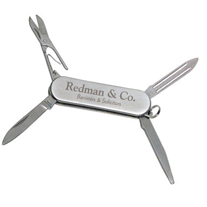 4 Implement Stainless Steel Pocket Knife