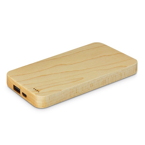 400mAh Wooden Power Bank 