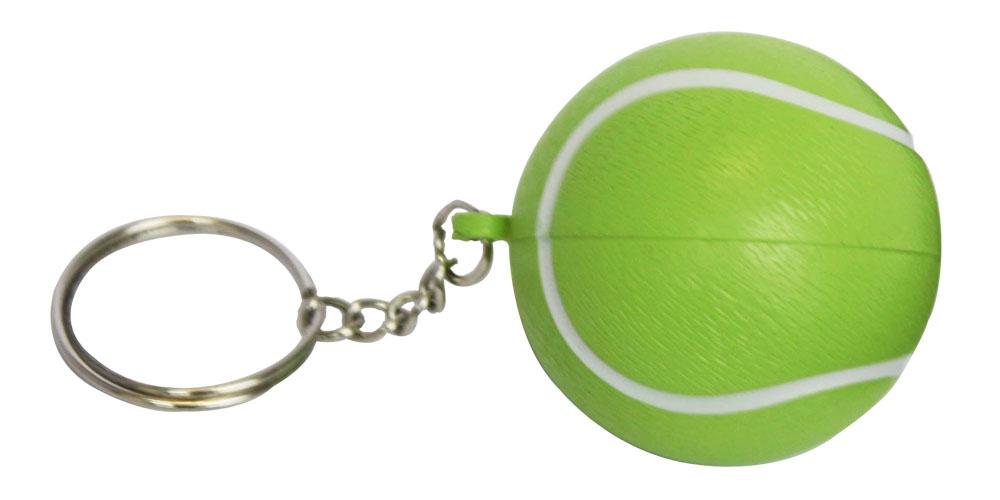 40mm Diameter Tennis Ball Keyring 