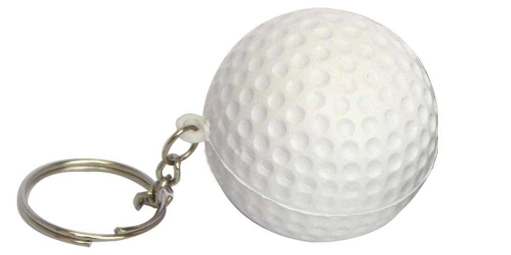 40mm Golf Ball Keyring