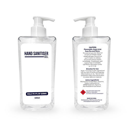 500ml Hand Sanitiser (In Stock)