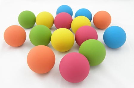 60mm Super Hi Hollow Rubber Bounce Bouncy Ball 