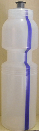 800ml Standard Texture Drink Bottle With Blue Strip