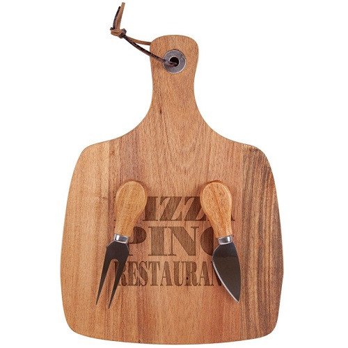 Acacia Cheeseboard & Knife Set 