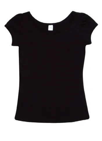 American Style Ladies Puff Sleeve Tee 