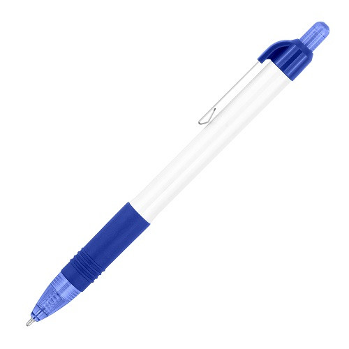 Anthony White Barrel Silk Ink Ballpoint Pen 