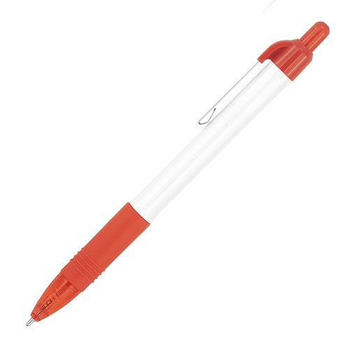 Anthony White Barrel Silk Ink Ballpoint Pen 