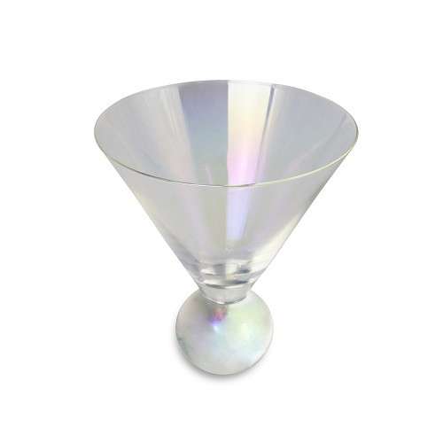 Aura Iridescent Martini Glasses 