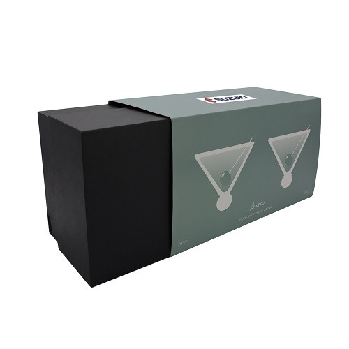 Aura Iridescent Martini Glasses 