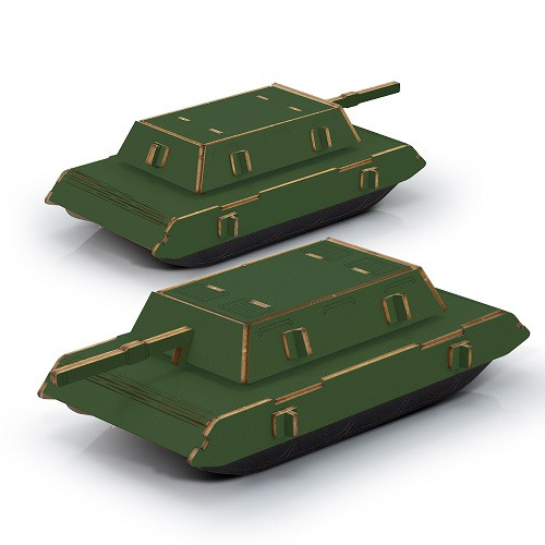 BRANDCRAFT Tank Wooden Model 