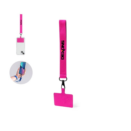 Belaya Phone Holder Lanyard in Soft Poly
