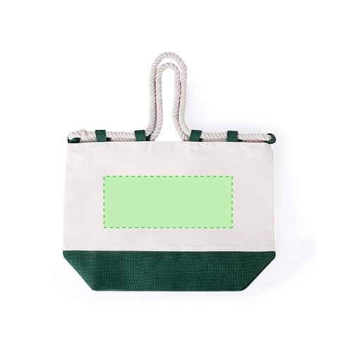 Belesi Jute and Cotton Tote Bag 