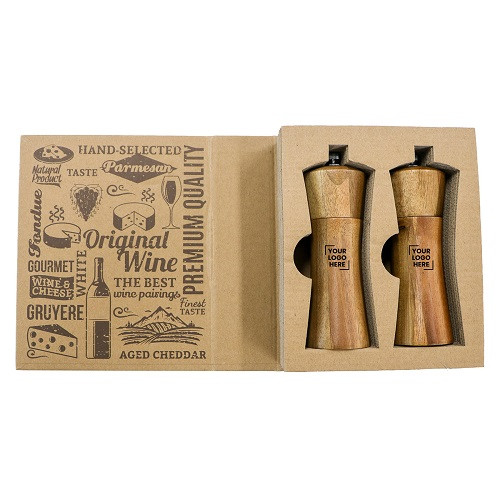 Wooden Salt & Pepper Set 