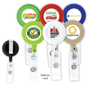 BioGreen Round-Shaped Retractable Badge Holder