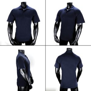 Polo Shirt Ribbed Style Collar 
