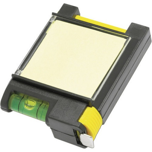 2m Tape Measure, Spirit Level, Memo Pad & Pen 