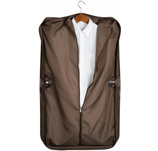 Brown suit bag
