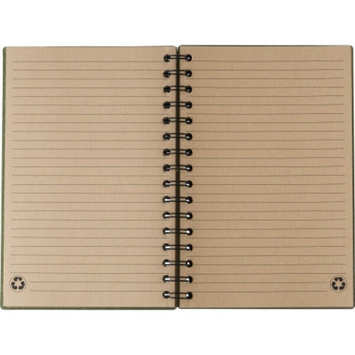 Caleb Recycled Carton Hardcover Notebook 