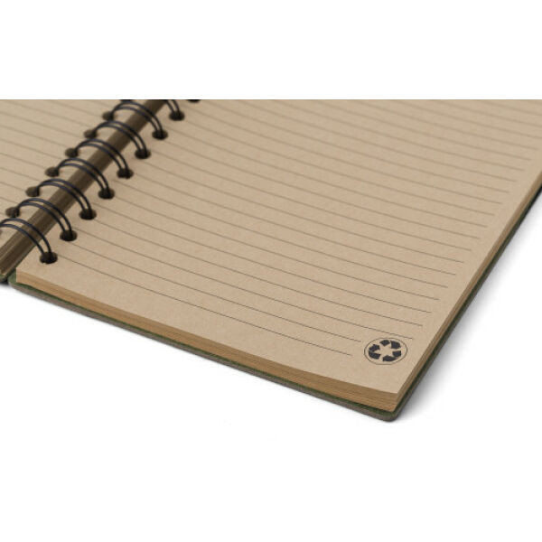 Caleb Recycled Carton Hardcover Notebook 