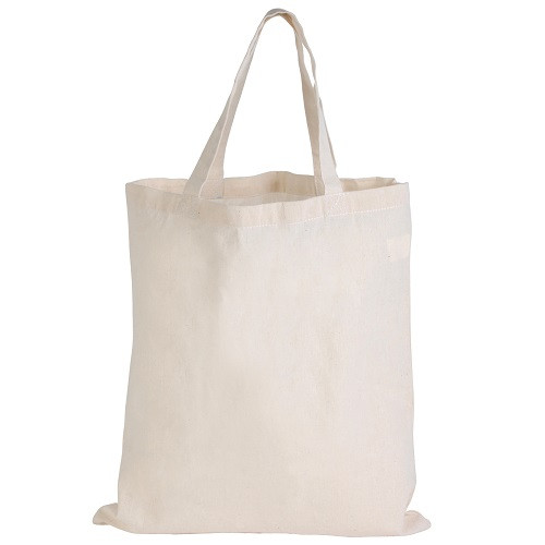 Calico Short Double Handle Tote Bag – 140 GSM 