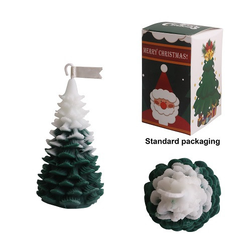 Cedar Christmas Tree Shape Candles 