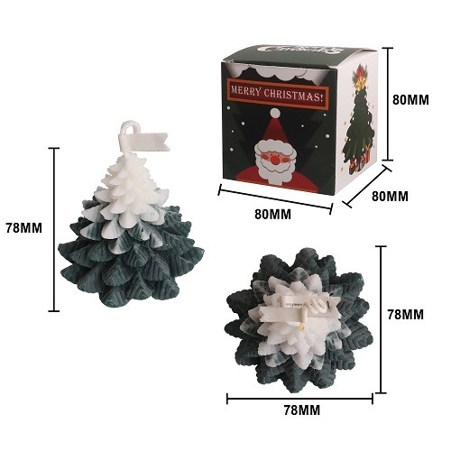 Christmas Tree Shape Candles 