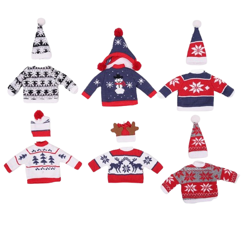 Christmas Wine Bottle Sweater