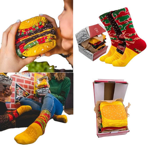 Customised Burger Socks