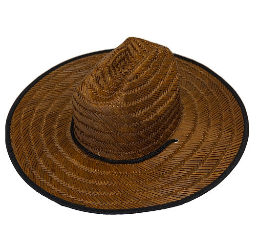 Dark Burnt Straw Hat 