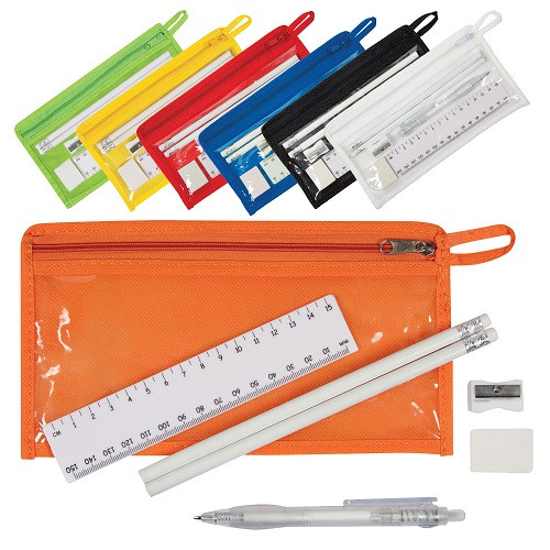 Delta Stationery Set in PVC Zipped Pouch