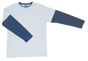 Double Sleeve & Rib T-Shirt Unisex 