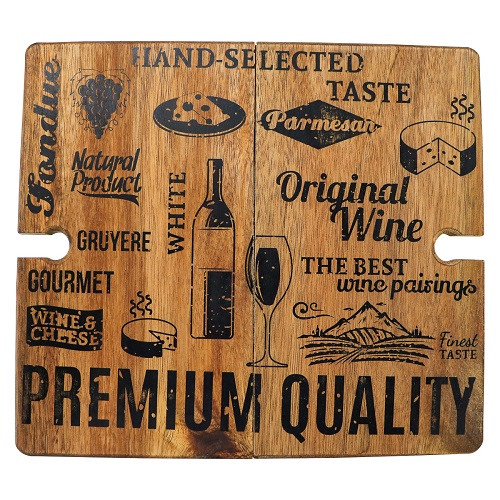 Foldable Cheese & Wine Board Table 