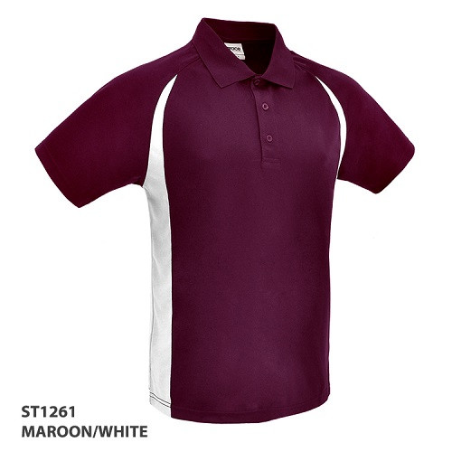 Polo Shirt With Mesh Knit Fabric 