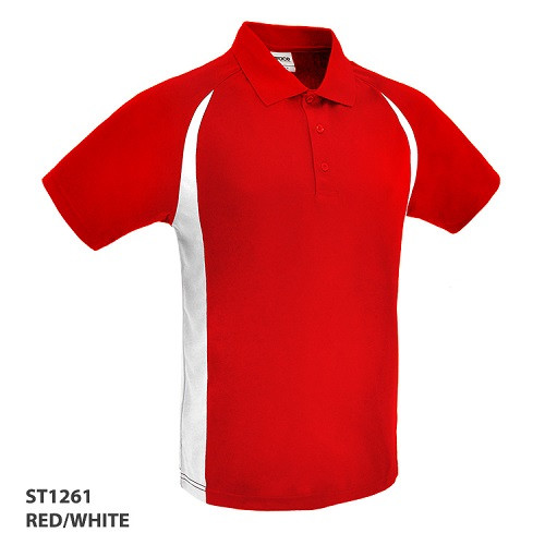Polo Shirt With Mesh Knit Fabric 