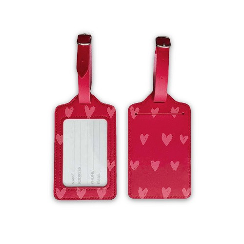 Full Colour Printed PU Luggage Tags