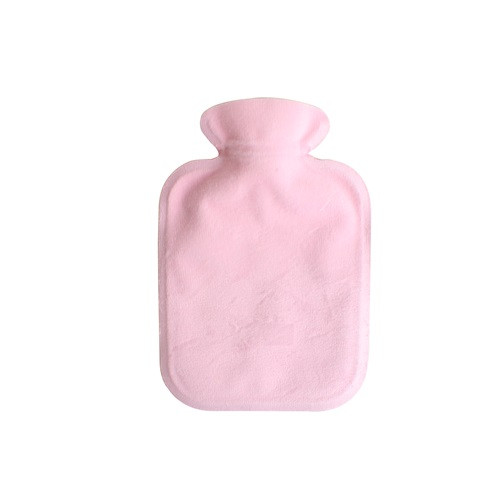 Hot Water Bottle with Plush Cover 