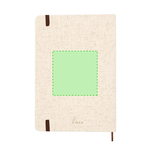 Hucka A5 Notebook with a Linen Cover 